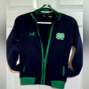 Women’s Under Armour Notre Dame zip up sweatshirt XS